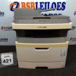 LOTE 421 - 01 IMPRESSORA MODELO X364DN MARCA LEXMARK. (NO ESTADO) ATENÇÃO! FAZER A VISITAÇÃO ANTES DE ARREMATAR, NÃO SABEMOS SE FUNCIONA, LEILÃO NÃO TEM GARANTIA E NEM DEVOLUÇÃO, SUJEITO A POSSÍVEIS AVARIAS VISÍVEIS/OCULTAS E/OU AUSÊNCIA DE COMPONENTES.