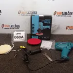 LOTE 060 - POLITRIZ AUTOMOTIVA ANGULAR  700W 6VELOCIDADES 600-4000RPM 220V COM PUNHO, CHAVE, DISCO E BOINA DE LÃ (NO ESTADO) ATENÇÃO! FAZER A VISITAÇÃO ANTES DE ARREMATAR, NÃO SABEMOS SE FUNCIONA, LEILÃO NÃO TEM GARANTIA E NEM DEVOLUÇÃO, SUJEITO A POSSÍVEIS AVARIAS VISÍVEIS/OCULTAS E/OU AUSÊNCIA DE COMPONENTES.