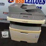 LOTE 421 - 01 IMPRESSORA MODELO X364DN MARCA LEXMARK. (NO ESTADO) ATENÇÃO! FAZER A VISITAÇÃO ANTES DE ARREMATAR, NÃO SABEMOS SE FUNCIONA, LEILÃO NÃO TEM GARANTIA E NEM DEVOLUÇÃO, SUJEITO A POSSÍVEIS AVARIAS VISÍVEIS/OCULTAS E/OU AUSÊNCIA DE COMPONENTES.