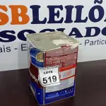 LOTE 519 - 01 LATA DE TINTA ACRÍLICA METALATEX SHERWIN-WILLIAMS 16L NA COR PALHA. (NO ESTADO) ATENÇÃO! FAZER A VISITAÇÃO ANTES DE ARREMATAR, NÃO SABEMOS SE FUNCIONA, LEILÃO NÃO TEM GARANTIA E NEM DEVOLUÇÃO, SUJEITO A POSSÍVEIS AVARIAS VISÍVEIS/OCULTAS E/OU AUSÊNCIA DE COMPONENTES.