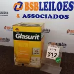 LOTE 312 - 01 LATA DE TINTA ACRÍLICA 18L NA COR FOSCO AREIA MARCA GLASURIT. (NO ESTADO) ATENÇÃO! FAZER A VISITAÇÃO ANTES DE ARREMATAR, NÃO SABEMOS SE FUNCIONA, LEILÃO NÃO TEM GARANTIA E NEM DEVOLUÇÃO, SUJEITO A POSSÍVEIS AVARIAS VISÍVEIS/OCULTAS E/OU AUSÊNCIA DE COMPONENTES.