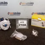 LOTE 210 - CÂMERA DUPLA IP WIFI INTELIGENTE EXTERNA APPS YOOSEE  ALTO FALANTE MICROFONE GIRA 360GRAUS COM LEDES BRANCO FOTOSSENSÍVEL 1080P  (NO ESTADO) ATENÇÃO! FAZER A VISITAÇÃO ANTES DE ARREMATAR, NÃO SABEMOS SE FUNCIONA, LEILÃO NÃO TEM GARANTIA E NEM DEVOLUÇÃO, SUJEITO A POSSÍVEIS AVARIAS VISÍVEIS/OCULTAS E/OU AUSÊNCIA DE COMPONENTES.