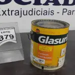 LOTE 379 - 01 TINTA ACRÍLICA 3,6L COR FOSCO CAMURÇA MARCA GLASURIT. (NO ESTADO) ATENÇÃO! FAZER A VISITAÇÃO ANTES DE ARREMATAR, NÃO SABEMOS SE FUNCIONA. LEILÃO NÃO TEM GARANTIA E NEM DEVOLUÇÃO, SUJEITO A POSSÍVEIS AVARIAS VISÍVEIS/OCULTAS E/OU AUSÊNCIA DE COMPONENTES.