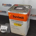 LOTE 446 - 01 LATA DE FUNDO PREPARADOR INTERIOR/EXTERIOR 18L MARCA SUVINIL. (NO ESTADO) ATENÇÃO! FAZER A VISITAÇÃO ANTES DE ARREMATAR, NÃO SABEMOS SE FUNCIONA, LEILÃO NÃO TEM GARANTIA E NEM DEVOLUÇÃO, SUJEITO A POSSÍVEIS AVARIAS VISÍVEIS/OCULTAS E/OU AUSÊNCIA DE COMPONENTES.