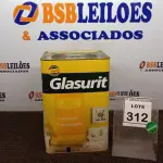LOTE 312 - 01 LATA DE TINTA ACRÍLICA 18L NA COR FOSCO AREIA MARCA GLASURIT. (NO ESTADO) ATENÇÃO! FAZER A VISITAÇÃO ANTES DE ARREMATAR, NÃO SABEMOS SE FUNCIONA, LEILÃO NÃO TEM GARANTIA E NEM DEVOLUÇÃO, SUJEITO A POSSÍVEIS AVARIAS VISÍVEIS/OCULTAS E/OU AUSÊNCIA DE COMPONENTES.