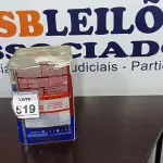 LOTE 519 - 01 LATA DE TINTA ACRÍLICA METALATEX SHERWIN-WILLIAMS 16L NA COR PALHA. (NO ESTADO) ATENÇÃO! FAZER A VISITAÇÃO ANTES DE ARREMATAR, NÃO SABEMOS SE FUNCIONA, LEILÃO NÃO TEM GARANTIA E NEM DEVOLUÇÃO, SUJEITO A POSSÍVEIS AVARIAS VISÍVEIS/OCULTAS E/OU AUSÊNCIA DE COMPONENTES.