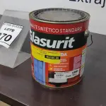LOTE 370 - 01 LATA DE ESMALTE SINTÉTICO COM 3,6L NA COR BRILHANTE CAMURÇA MARCA GLASURIT. (NO ESTADO) ATENÇÃO! FAZER A VISITAÇÃO ANTES DE ARREMATAR, NÃO SABEMOS SE FUNCIONA, LEILÃO NÃO TEM GARANTIA E NEM DEVOLUÇÃO, SUJEITO A POSSÍVEIS AVARIAS VISÍVEIS/OCULTAS E/OU AUSÊNCIA DE COMPONENTES.