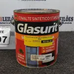 LOTE 407 - 01 LATA DE ESMALTE SINTÉTICO COM 3,6L NA COR BRILHANTE AZUL REAL MARCA GLASURIT. (NO ESTADO) ATENÇÃO! FAZER A VISITAÇÃO ANTES DE ARREMATAR, NÃO SABEMOS SE FUNCIONA, LEILÃO NÃO TEM GARANTIA E NEM DEVOLUÇÃO, SUJEITO A POSSÍVEIS AVARIAS VISÍVEIS/OCULTAS E/OU AUSÊNCIA DE COMPONENTES.