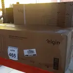 LOTE 465 - 01 AR CONDICIONADO 12000BTUS MARCA ELGIN. (LACRADO) (NO ESTADO) ATENÇÃO! FAZER A VISITAÇÃO ANTES DE ARREMATAR, NÃO SABEMOS SE FUNCIONA, LEILÃO NÃO TEM GARANTIA E NEM DEVOLUÇÃO, SUJEITO A POSSÍVEIS AVARIAS VISÍVEIS/OCULTAS E/OU AUSÊNCIA DE COMPONENTES.