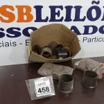 LOTE 458 - 10 PEÇAS DE SAÍDA DE BACIA, 12 LUVAS DE CORRER 40MM. (NO ESTADO) ATENÇÃO! FAZER A VISITAÇÃO ANTES DE ARREMATAR, NÃO SABEMOS SE FUNCIONA, LEILÃO NÃO TEM GARANTIA E NEM DEVOLUÇÃO, SUJEITO A POSSÍVEIS AVARIAS VISÍVEIS/OCULTAS E/OU AUSÊNCIA DE COMPONENTES.