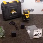 LOTE 400 - 01 NIVEL A LASER COM 2 BATERIAS MALETA ÓCULOS DE PROTEÇÃO (NO ESTADO) ATENÇÃO! FAZER A VISITAÇÃO ANTES DE ARREMATAR, NÃO SABEMOS SE FUNCIONA, LEILÃO NÃO TEM GARANTIA E NEM DEVOLUÇÃO, SUJEITO A POSSÍVEIS AVARIAS VISÍVEIS/OCULTAS E/OU AUSÊNCIA DE COMPONENTES.