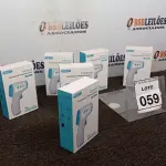 LOTE 059 - 06 TERMÔMETROS DIGITAIS INFRAVERMELHOS. (NO ESTADO) ATENÇÃO! FAZER A VISITAÇÃO ANTES DE ARREMATAR, NÃO SABEMOS SE FUNCIONA. LEILÃO NÃO TEM GARANTIA E NEM DEVOLUÇÃO, SUJEITO A POSSÍVEIS AVARIAS VISÍVEIS/OCULTAS E/OU AUSÊNCIA DE COMPONENTES.