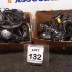 LOTE 132 - 01 LOTE COM VÁRIAS LEITORAS DE CÓDIGO DE BARRAS E FONES DE OUVIDOS DIVERSOS. (NO ESTADO) ATENÇÃO! FAZER A VISITAÇÃO ANTES DE ARREMATAR, NÃO SABEMOS SE FUNCIONA, LEILÃO NÃO TEM GARANTIA E NEM DEVOLUÇÃO, SUJEITO A POSSÍVEIS AVARIAS VISÍVEIS/OCULTAS E/OU AUSÊNCIA DE COMPONENTES.