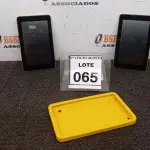 LOTE 065 - 02 TABLETS MARCA CCE. (NO ESTADO) ATENÇÃO! FAZER A VISITAÇÃO ANTES DE ARREMATAR, NÃO SABEMOS SE FUNCIONA. LEILÃO NÃO TEM GARANTIA E NEM DEVOLUÇÃO, SUJEITO A POSSÍVEIS AVARIAS VISÍVEIS/OCULTAS E/OU AUSÊNCIA DE COMPONENTES.