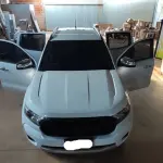 LOTE 538 - I/FORD RANGER LIMITED 3.2 4X4 CD DIESEL AUT. ANO 2019/2020 , COR BRANCA  (NO ESTADO)