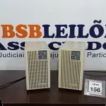 LOTE 156 - 02 NOBREAKS. (NO ESTADO) ATENÇÃO! FAZER A VISITAÇÃO ANTES DE ARREMATAR, NÃO SABEMOS SE FUNCIONA. LEILÃO NÃO TEM GARANTIA E NEM DEVOLUÇÃO, SUJEITO A POSSÍVEIS AVARIAS VISÍVEIS/OCULTAS E/OU AUSÊNCIA DE COMPONENTES.
