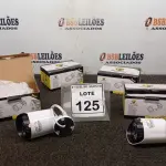LOTE 125 - 04 CÂMERAS DE MONITORAMENTO AHD 1080P MARCA JORTAN. (NO ESTADO) ATENÇÃO! FAZER A VISITAÇÃO ANTES DE ARREMATAR, NÃO SABEMOS SE FUNCIONA, LEILÃO NÃO TEM GARANTIA E NEM DEVOLUÇÃO, SUJEITO A POSSÍVEIS AVARIAS VISÍVEIS/OCULTAS E/OU AUSÊNCIA DE COMPONENTES.