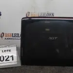 LOTE 021 - 01 NOTEBOOK MARCA ACER. (NO ESTADO) ATENÇÃO! FAZER A VISITAÇÃO ANTES DE ARREMATAR, NÃO SABEMOS SE FUNCIONA. LEILÃO NÃO TEM GARANTIA E NEM DEVOLUÇÃO, SUJEITO A POSSÍVEIS AVARIAS VISÍVEIS/OCULTAS E/OU AUSÊNCIA DE COMPONENTES.