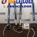 LOTE 139 - 04 MOTORES DE TOLDO. (NO ESTADO) ATENÇÃO! FAZER A VISITAÇÃO ANTES DE ARREMATAR, NÃO SABEMOS SE FUNCIONA. LEILÃO NÃO TEM GARANTIA E NEM DEVOLUÇÃO, SUJEITO A POSSÍVEIS AVARIAS VISÍVEIS/OCULTAS E/OU AUSÊNCIA DE COMPONENTES.