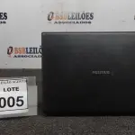 LOTE 005 - 01 NOTEBOOK MARCA POITIVO. (NO ESTADO) ATENÇÃO! FAZER A VISITAÇÃO ANTES DE ARREMATAR, NÃO SABEMOS SE FUNCIONA. LEILÃO NÃO TEM GARANTIA E NEM DEVOLUÇÃO, SUJEITO A POSSÍVEIS AVARIAS VISÍVEIS/OCULTAS E/OU AUSÊNCIA DE COMPONENTES.