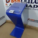 LOTE 302 - 01 PÚLPITO EM FERRO E ACRÍLICO. (NO ESTADO) ATENÇÃO! FAZER A VISITAÇÃO ANTES DE ARREMATAR, NÃO SABEMOS SE FUNCIONA, LEILÃO NÃO TEM GARANTIA E NEM DEVOLUÇÃO, SUJEITO A POSSÍVEIS AVARIAS VISÍVEIS/OCULTAS E/OU AUSÊNCIA DE COMPONENTES.