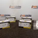 LOTE 134 - 04 CÂMERAS DE MONITORAMENTO AHD 1080P MARCA JORTAN. (NO ESTADO) ATENÇÃO! FAZER A VISITAÇÃO ANTES DE ARREMATAR, NÃO SABEMOS SE FUNCIONA, LEILÃO NÃO TEM GARANTIA E NEM DEVOLUÇÃO, SUJEITO A POSSÍVEIS AVARIAS VISÍVEIS/OCULTAS E/OU AUSÊNCIA DE COMPONENTES.