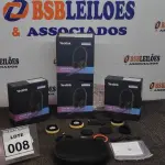 LOTE 008 - 04 HEADSET COM MICROFONE MARCA YEALINK. (NO ESTADO) ATENÇÃO! FAZER A VISITAÇÃO ANTES DE ARREMATAR, NÃO SABEMOS SE FUNCIONA. LEILÃO NÃO TEM GARANTIA E NEM DEVOLUÇÃO, SUJEITO A POSSÍVEIS AVARIAS VISÍVEIS/OCULTAS E/OU AUSÊNCIA DE COMPONENTES.