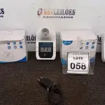 LOTE 058 - 02 TERMÔMETROS DIGITAIS INFRAVERMELHO. (NO ESTADO) ATENÇÃO! FAZER A VISITAÇÃO ANTES DE ARREMATAR, NÃO SABEMOS SE FUNCIONA. LEILÃO NÃO TEM GARANTIA E NEM DEVOLUÇÃO, SUJEITO A POSSÍVEIS AVARIAS VISÍVEIS/OCULTAS E/OU AUSÊNCIA DE COMPONENTES.