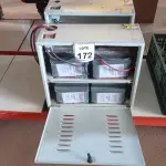 LOTE 172 - 02 QUADRO DE DISTRIBUIÇÃO DE ENERGIA. (NO ESTADO) ATENÇÃO! FAZER A VISITAÇÃO ANTES DE ARREMATAR, NÃO SABEMOS SE FUNCIONA. LEILÃO NÃO TEM GARANTIA E NEM DEVOLUÇÃO, SUJEITO A POSSÍVEIS AVARIAS VISÍVEIS/OCULTAS E/OU AUSÊNCIA DE COMPONENTES.