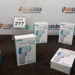 LOTE 227 - 06 TERMÔMETROS INFRAVERMELHO. (NO ESTADO) ATENÇÃO! FAZER A VISITAÇÃO ANTES DE ARREMATAR, NÃO SABEMOS SE FUNCIONA, LEILÃO NÃO TEM GARANTIA E NEM DEVOLUÇÃO, SUJEITO A POSSÍVEIS AVARIAS VISÍVEIS/OCULTAS E/OU AUSÊNCIA DE COMPONENTES.