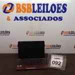LOTE 092 - 01 NETEBOOK MARCA ASUS. (NO ESTADO) ATENÇÃO! FAZER A VISITAÇÃO ANTES DE ARREMATAR, NÃO SABEMOS SE FUNCIONA. LEILÃO NÃO TEM GARANTIA E NEM DEVOLUÇÃO, SUJEITO A POSSÍVEIS AVARIAS VISÍVEIS/OCULTAS E/OU AUSÊNCIA DE COMPONENTES.