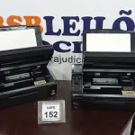 LOTE 152 - 02 IMPRESSORAS TX410 EPSON. (NO ESTADO) ATENÇÃO! FAZER A VISITAÇÃO ANTES DE ARREMATAR, NÃO SABEMOS SE FUNCIONA, LEILÃO NÃO TEM GARANTIA E NEM DEVOLUÇÃO, SUJEITO A POSSÍVEIS AVARIAS VISÍVEIS/OCULTAS E/OU AUSÊNCIA DE COMPONENTES.
