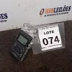 LOTE 074 - 01 GRAVADOR DE ÁUDIO. (NO ESTADO) ATENÇÃO! FAZER A VISITAÇÃO ANTES DE ARREMATAR, NÃO SABEMOS SE FUNCIONA. LEILÃO NÃO TEM GARANTIA E NEM DEVOLUÇÃO, SUJEITO A POSSÍVEIS AVARIAS VISÍVEIS/OCULTAS E/OU AUSÊNCIA DE COMPONENTES.