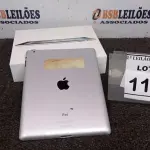 LOTE 111 - 01 IPAD 16G NA CAIXA. (NO ESTADO) ATENÇÃO! FAZER A VISITAÇÃO ANTES DE ARREMATAR, NÃO SABEMOS SE FUNCIONA. LEILÃO NÃO TEM GARANTIA E NEM DEVOLUÇÃO, SUJEITO A POSSÍVEIS AVARIAS VISÍVEIS/OCULTAS E/OU AUSÊNCIA DE COMPONENTES.