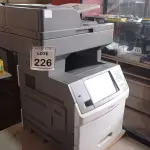LOTE 226 - 01 IMPRESSORA MULTIFUNCIONAL MODELOX656DE MARCA LEXMARK. (NO ESTADO) ATENÇÃO! FAZER A VISITAÇÃO ANTES DE ARREMATAR, NÃO SABEMOS SE FUNCIONA, LEILÃO NÃO TEM GARANTIA E NEM DEVOLUÇÃO, SUJEITO A POSSÍVEIS AVARIAS VISÍVEIS/OCULTAS E/OU AUSÊNCIA DE COMPONENTES.