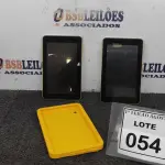LOTE 054 - 02 TABLETS. (NO ESTADO) ATENÇÃO! FAZER A VISITAÇÃO ANTES DE ARREMATAR, NÃO SABEMOS SE FUNCIONA. LEILÃO NÃO TEM GARANTIA E NEM DEVOLUÇÃO, SUJEITO A POSSÍVEIS AVARIAS VISÍVEIS/OCULTAS E/OU AUSÊNCIA DE COMPONENTES.