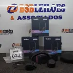 LOTE 022 - 04 HEADSET COM MICROFONE MARCA YEALINK. (NO ESTADO) ATENÇÃO! FAZER A VISITAÇÃO ANTES DE ARREMATAR, NÃO SABEMOS SE FUNCIONA. LEILÃO NÃO TEM GARANTIA E NEM DEVOLUÇÃO, SUJEITO A POSSÍVEIS AVARIAS VISÍVEIS/OCULTAS E/OU AUSÊNCIA DE COMPONENTES.