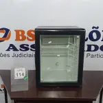 LOTE 114 - 01 ADEGA 40L 220V. (NO ESTADO) ATENÇÃO! FAZER A VISITAÇÃO ANTES DE ARREMATAR, NÃO SABEMOS SE FUNCIONA. LEILÃO NÃO TEM GARANTIA E NEM DEVOLUÇÃO, SUJEITO A POSSÍVEIS AVARIAS VISÍVEIS/OCULTAS E/OU AUSÊNCIA DE COMPONENTES.