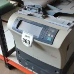 LOTE 363 - 01 IMPRESSORA MULTIFUNCIONAL MODELO LASERJET M4345 MFP MARCA HP. (NO ESTADO) ATENÇÃO! FAZER A VISITAÇÃO ANTES DE ARREMATAR, NÃO SABEMOS SE FUNCIONA, LEILÃO NÃO TEM GARANTIA E NEM DEVOLUÇÃO, SUJEITO A POSSÍVEIS AVARIAS VISÍVEIS/OCULTAS E/OU AUSÊNCIA DE COMPONENTES.