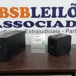 LOTE 024 - 02 NOBREAKS APC. (NO ESTADO) ATENÇÃO! FAZER A VISITAÇÃO ANTES DE ARREMATAR, NÃO SABEMOS SE FUNCIONA, LEILÃO NÃO TEM GARANTIA E NEM DEVOLUÇÃO, SUJEITO A POSSÍVEIS AVARIAS VISÍVEIS/OCULTAS E/OU AUSÊNCIA DE COMPONENTES.