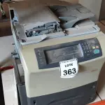 LOTE 363 - 01 IMPRESSORA MULTIFUNCIONAL MODELO LASERJET M4345 MFP MARCA HP. (NO ESTADO) ATENÇÃO! FAZER A VISITAÇÃO ANTES DE ARREMATAR, NÃO SABEMOS SE FUNCIONA, LEILÃO NÃO TEM GARANTIA E NEM DEVOLUÇÃO, SUJEITO A POSSÍVEIS AVARIAS VISÍVEIS/OCULTAS E/OU AUSÊNCIA DE COMPONENTES.