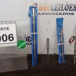 LOTE 006 - 04 BROCAS SDS PLUSS. (NO ESTADO) ATENÇÃO! FAZER A VISITAÇÃO ANTES DE ARREMATAR, NÃO SABEMOS SE FUNCIONA, LEILÃO NÃO TEM GARANTIA E NEM DEVOLUÇÃO, SUJEITO A POSSÍVEIS AVARIAS VISÍVEIS/OCULTAS E/OU AUSÊNCIA DE COMPONENTES.