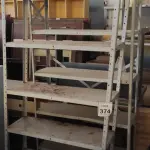 LOTE 374 - 02 ESTANTES DE FERRO COM 06 PRATELEIRAS. (NO ESTADO) ATENÇÃO! FAZER A VISITAÇÃO ANTES DE ARREMATAR, NÃO SABEMOS SE FUNCIONA, LEILÃO NÃO TEM GARANTIA E NEM DEVOLUÇÃO, SUJEITO A POSSÍVEIS AVARIAS VISÍVEIS/OCULTAS E/OU AUSÊNCIA DE COMPONENTES.