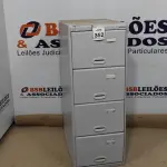 LOTE 352 - 01 ARQUIVO DE AÇO COM 04 GAVETAS. (NO ESTADO) ATENÇÃO! FAZER A VISITAÇÃO ANTES DE ARREMATAR, NÃO SABEMOS SE FUNCIONA, LEILÃO NÃO TEM GARANTIA E NEM DEVOLUÇÃO, SUJEITO A POSSÍVEIS AVARIAS VISÍVEIS/OCULTAS E/OU AUSÊNCIA DE COMPONENTES.