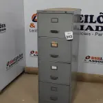 LOTE 343 - 01 ARQUIVO DE AÇO COM 04 GAVETAS. (NO ESTADO) ATENÇÃO! FAZER A VISITAÇÃO ANTES DE ARREMATAR, NÃO SABEMOS SE FUNCIONA, LEILÃO NÃO TEM GARANTIA E NEM DEVOLUÇÃO, SUJEITO A POSSÍVEIS AVARIAS VISÍVEIS/OCULTAS E/OU AUSÊNCIA DE COMPONENTES.