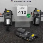 LOTE 410 - 03 COLETORES DE DADOS MARCA SYMBOL. (NO ESTADO) ATENÇÃO! FAZER A VISITAÇÃO ANTES DE ARREMATAR, NÃO SABEMOS SE FUNCIONA. LEILÃO NÃO TEM GARANTIA E NEM DEVOLUÇÃO, SUJEITO A POSSÍVEIS AVARIAS VISÍVEIS/OCULTAS E/OU AUSÊNCIA DE COMPONENTES.