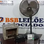 LOTE 069 - 01 VENTILADOR, 01 BEBEDOURO DE PAREDE E 01 ESTABILIZADOR. (NO ESTADO) ATENÇÃO! FAZER A VISITAÇÃO ANTES DE ARREMATAR, NÃO SABEMOS SE FUNCIONA, LEILÃO NÃO TEM GARANTIA E NEM DEVOLUÇÃO, SUJEITO A POSSÍVEIS AVARIAS VISÍVEIS/OCULTAS E/OU AUSÊNCIA DE COMPONENTES.