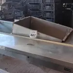 LOTE 447 - 01 BANHO MARIA EM INOX CUBAS (INCOMPLETAS). (NO ESTADO) ATENÇÃO! FAZER A VISITAÇÃO ANTES DE ARREMATAR, NÃO SABEMOS SE FUNCIONA. LEILÃO NÃO TEM GARANTIA E NEM DEVOLUÇÃO, SUJEITO A POSSÍVEIS AVARIAS VISÍVEIS/OCULTAS E/OU AUSÊNCIA DE COMPONENTES.