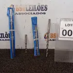 LOTE 006 - 04 BROCAS SDS PLUSS. (NO ESTADO) ATENÇÃO! FAZER A VISITAÇÃO ANTES DE ARREMATAR, NÃO SABEMOS SE FUNCIONA, LEILÃO NÃO TEM GARANTIA E NEM DEVOLUÇÃO, SUJEITO A POSSÍVEIS AVARIAS VISÍVEIS/OCULTAS E/OU AUSÊNCIA DE COMPONENTES.