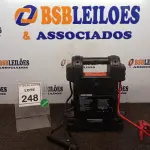 LOTE 248 - 01 AUXILIADOR DE PARTIDA 12V 500 MARCA BLACK & DECKER. (NO ESTADO) ATENÇÃO! FAZER A VISITAÇÃO ANTES DE ARREMATAR, NÃO SABEMOS SE FUNCIONA, LEILÃO NÃO TEM GARANTIA E NEM DEVOLUÇÃO, SUJEITO A POSSÍVEIS AVARIAS VISÍVEIS/OCULTAS E/OU AUSÊNCIA DE COMPONENTES.